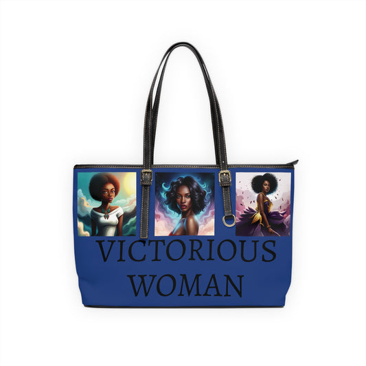 Blue Victorious Woman Bag